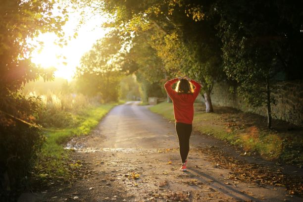 lady exercising